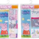 Peppa Pig girls 100% Combed Cotton Underwear in Sizes 2/3t, 4t, 4, 6 and 8