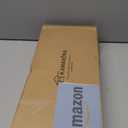 KAMANINA 2 Pack Curtain Rods for Windows 48 to 84 Inches (4-7ft), 1 Inch Single Heavy Duty Curtain Rod, Decorative Drapery Rod with Marble End, Antique Bronze