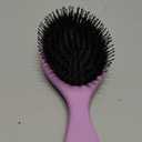 SimplyHair Ultimate Hair Extension Brush & Detangler Anti-Static, Dual Bristle Design, Soft Boar Bristle, Great for All Hair Types & Extensions - Pink & Purple Ombre Brush Ideal for Adults & Kids