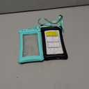 CACOE [Floatable Floating Universal IPX8 Waterproof Phone case 2 Pack-Up to 10.0",Adjustable Lanyard Phone Pouch,Cellphone Dry Bags for Vacation Beach Pool Kayak Cruise Travel Essentials（Black+Green）