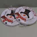 Snowman Stove Burner Covers, Christmas Decor Gas Stove Burner Covers 8 10 Inches Stove Top Covers Electric Stove 2 Pcs Metal Stove Cover Gas Stove Top Covers, Cooktop Decorative,Xmas Decorations