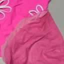 Girls Swimsuit Adjustable Straps Cut Out One Piece Bathing Suit with Solid Color Cover Up Skirt Girls' Swimwear 5-6Y