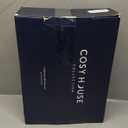 Cosy House Collection Luxury Down Alternative Comforter - Rayon Derived from Bamboo - Bedroom Essentials - All Season Use - Box Stitch Construction & Duvet Loops (King/Cal King White)