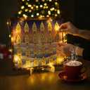 Wooden Gnome Ornaments  24 Gnomes Wooden Hanging Ornaments with Positive Quotes, Funny Gnome Ornament, Gnome Decor for Xmas Tree, Christmas Gift for Grandkids, Kids, Women, Friends, Teens