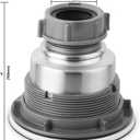 Serene Valley 3-1/2-inch Kitchen Sink Strainer Assembly, 304 Premium Stainless Steel Construction with Removable Deep Waste Basket and Sealing Lid