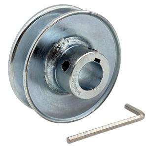 AB300-3/4 Single Groove Web Sheaves, v Belt Pulley 3/4 inch bore 3" OD,Motor Pulley Carbon Steel for A B 5L 4L V-Belts