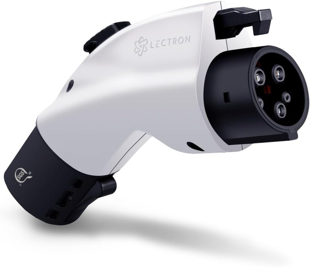Lectron Tesla to J1772 EV Charging Adapter  NACS Converter, 48 Amp & 240V, Compatible with Tesla High Powered Connectors, Destination Chargers & Mobile Connectors for J1772 Electric Vehicles