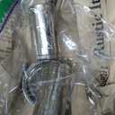 2 Pack Reinmoson Mini Tea Strainers for Loose Tea, Extra Fine Mesh Tea Infuser, 304 Stainless Steel & Updated Slim Threaded Lid, Loose Leaf Tea Steeper for Black Tea, Rooibos, etc