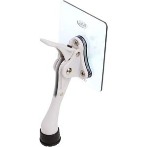 Adhesive Door Stopper with Bracket Stickers - No Drilling or Tools Required, Fits All Door Types, Heavy Duty KickDown Door Holder (White)