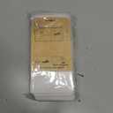 FireKylin 100 Pcs White Paper Bags with Window, 3.9/inch x 5.9/inch Stand Up Pouches Bag, Zipper Food Storage Bags for Packaging Products, Reusable, Sealable