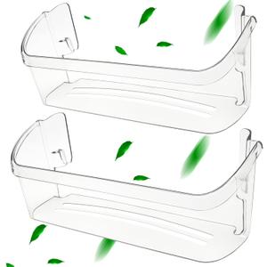242126602 Refrigerator Door Bin Shelf Replacement Compatible for Frigi.daire Cros.ley Refrigerator Door Binby MIFLUS242126602 Bottom Door Bins FFSS2615TS5 LFSS2612TF0 LFSS2612TF4 2 Packs