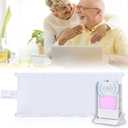 Bed Sensor Pad & Pager for Elderly Dementia Patients Caregiver Bed Alarm with 32" x 13" Motion Sensor Pad Fall Prevention for Elderly (Bed Pad)