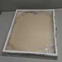 Hodeframe 13x16 Wedding Shadow Box Display Case with Door - Deep Depth Picture Frame for Wedding Bouquet Memorabilia Medals Photos - Large White Shadow Box Frame with Unique Design Beads