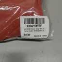 SUUKSESS Women Sexy Mesh Sheer Crop Tank Tops Sleeveless Ruched Going Out Tops (Orange Red)