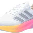 adidas Men's Ultraboost 5 Running Sneaker, White/Glory Grey/Lucid Pink, 10.5