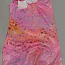 Domusgo Gymnastics Leotards for Girls Sparkly One-Piece Pro Kids Unitard Biketards with Shorts, Size: 4-5T