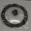 Universal Lid for Pots Pans and Skillets, Pan Cover Fit 9", 9.5",10" Diameter Cookware, Silicone Replacement Lids with Tempered Glass for Frying Pans, Cast Iron