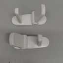 Door Lever Lock (2 Pack)  Prevents Toddlers from Opening Doors  Easy One-Hand Operation for Adults  Durable ABS with 3M Adhesive Backing  No Tools Needed for Install (White)