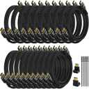 4K HDMI Cable 15 Feet (20 Pack), Ultra HD HDMI 2.0 Cable, Nylon Braided & Gold-Plated Connectors, 4K @ 60Hz, 2K,1080P, HDCP 2.2, ARC, Bulk HDMI Cables for Laptop, Monitors, HDTV, PS5, Xbox One & More