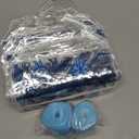 Motipuns 24 Pcs Beach Clear PVC Gift Bags with Handles and Ribbon Beach Bows Blue Party Favor Reusable Ocean Seashell Conch Starfish Plastic Goodie Candy Treat Bags for Birthday Party Supplies