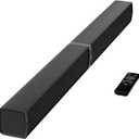MZEIBO Sound Bar for Smart TV80W Detachable Bluetooth Soundbar with Powerful Bass, 2-in-1 Home Theater Audio System, ARC/Optical/AUX Connectivity for TV/PC/Laptop/Game Console, Black