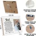 Father of The Bride Gifts, Wedding Gifts for Dad from Bride Daughter, Gift for the Dad of the Daughter, Marriage Blessing present, Personalized Gift for Wedding Picture Frame