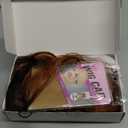 Long Ginger Wigs with Bangs 26Inch Wavy Curly Hair for Women Tangle Free Soft Natural Looking Premium Heat Resistant Protein Fiber Daily Party Use