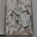 12 Pcs Christmas Paper Snowflake Lanterns, 3D Christmas Paper Star Lanterns with LED Lights, 10/12 Inch White Hanging Snowflake Lamps for Xmas Winter Frozen Weddings New Year Party Decorations