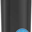 iTouchless 50 Liter / 13 Gallon Sensor Kitchen Trash Can with Odor Filter Slim Round Black Stainless Steel Automatic Garbage Recycling Bin for Home, Office, Business, Garage