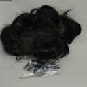 Fliace Synthetic Clip in Black Hair Extensions for Women, 6 PCS Natural Black Hair Extensions, Thick Hairpieces Double Weft Wavy Hairpieces, Soft Hair & Blends Well (20inch, 6pcs, Natural Black)