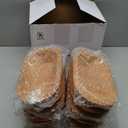 Nuogo 10 Pack Wooden Dough Bowls Bulk Rustic Dough Bowls for Wedding DIY Home Crafts Making Farmhouse Fruits Supplies Decoration(8.5 Inches,Khaki)