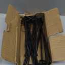 G.CORE Pegboard Shelf Hooks, 10-Pack 8" Black Peg Board Brackets, Organizer Accessories, Various Tools Storage Arrange System for Garage, Craft, Workshop, Workbench