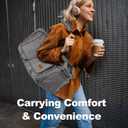 Canway 65L Foldable Duffle Bag with Shoes Compartment, Water-Resistant Packable Travel Duffel for Gym, Weekend Trips, Lightweight Carry on Luggage for Men & Women