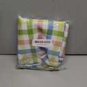 Easter 54x54 Square Tablecloth Pink Green Blue White Pastel Checkered Spring Countryside Table Cloth - Polyester Gingham Table Cover Reusable Water Resistant for Summer Holiday Party Picnic Dcor (F07-32 Spring Plaid)