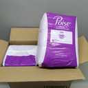 Poise Incontinence & Postpartum Pads for Bladder Leaks, 4 Drop Moderate Absorbency, Long Length, 108 Count