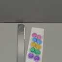 Frameless Magnetic Stainless Iron Board Strips, Adhesive Backing Bulletin Bar Board with 10 Pieces Colorful Magnet, Memo Strip for Office Home 4Pcs