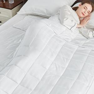 Weighted Blanket Kids (36"x48" 5lbs),Ultra Soft and Cozy Cooling Weighted Blanket Kids,Heavy Blanket with Machine Washable Soft Blanket, White