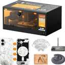 Xwitzeal V8MINI Laser Machine for iPhone 8-17 Pro Max Back Glass Replacement Repair Tool, 7 Mins Fast Laser Glue Removal, 2-in-1 Engraving & Repair Kit w/Protective Molds for Beginners&Pros (Updated)