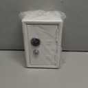 Younion Money Safe and Cash Lock Box, Mini Size Security Safe Box for Money Jewelry and valuables, 4.6"x 4.2"x 6.9" White