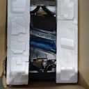 Headlights Compatible with 2003-2007 Chevy Silverado 1500/2500/3500/1500HD/2500HD, For 03 04 2005 2006 Chevy Avalanche 1500/2500 Pickup, Black Housing Amber Reflector Driver&Passenger Side