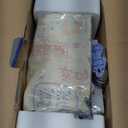 Stoigeld Sewing Machine for Beginners with 20 Pcs Fabric3 Pcs Prefabricated kits and 32 Pcs Sewing Threads Kit,Portable Sewing Machine with 16 Built-in Stitches, 2 Speed (white and blue)