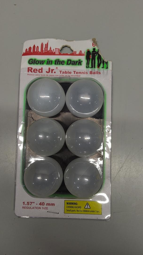 Pong Glow in The Dark Table Tennis Balls (6 Pack)