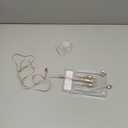 ibrain USB C Air Tube Headphones Type C EMF Free Earbuds with Patented Technology Wired Airtube Headsets with Microphone Safe in-Ear Earphones for Protection - Gold