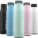 ZULU Ace Vacuum Insulated Stainless Steel Water Bottle with Chug Spout, Leak-Proof Locking Lid and Removable Base for School, Backpack, Sports, Gym, Travel (Yucca)