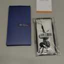 RMOCR Case Compatible with Moto G 5G 2024, Full Body Heavy Duty Rugged Shockproof Protective Phone Cover with Lanyard Strap, Tempered Glass Screen Protector, Black Matte