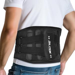 Lumbar support belt (for men and women) Lower back pain reliefnon-slip,adjustable lumbar support belt for sciatica, scoliosis and other workplaces (X-Large)