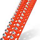 Manalete Thread Checker, 55 Nut and Bolt Thread Checker, Screw Size and Thread Identifier Gauge with 19 Standard & 17 Metric &19 Drill Bit Gauges, Bolt Size Finder for Quickly Identify Thread Sizes