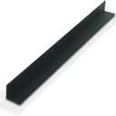 Outwater Plastics 1934-Bk Black 5/8'' X 5/8'' X 1/16'' (.0625'') Thick Styrene Plastic Even Leg Angle Moulding 36 Inch Lengths (Pack of 4)