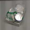 Pomunty 2 Pack Van Door Locks Keyed Alike Heavy Duty Puck Lock w/Hasp High Security Hidden Shackle Padlocks Solid Steel Lock Garage Shed Door Locks w/4Keys for Trailer Truck, Silver