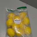 10pcs Artificial Lemons Simulation Lifelike Lemons Fake Fruit for Home Kitchen Wedding Party Decoration Photography (Big Size, Yellow)
